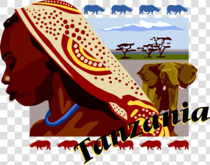 Africa Vector Graphic Design   Tanzania Clipart  HD Png Download