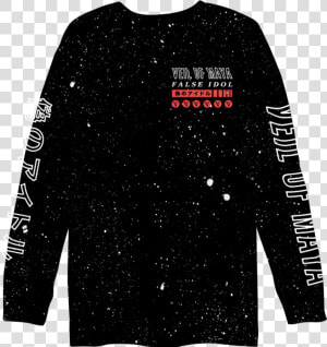 False Idols Speckle Ls   Long sleeved T shirt  HD Png Download