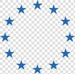 Blue Circle Stars Clip   Volt Europa  HD Png Download