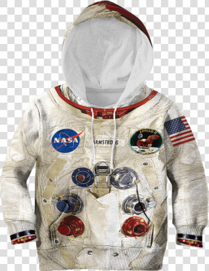 3d Armstrong Astronaut Kid Full Print Hoodie T Shirt   Kids Astronaut Hoodie  HD Png Download