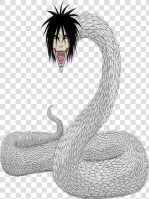 Transparent Orochimaru Png   Orochimaru Giant White Snake  Png Download