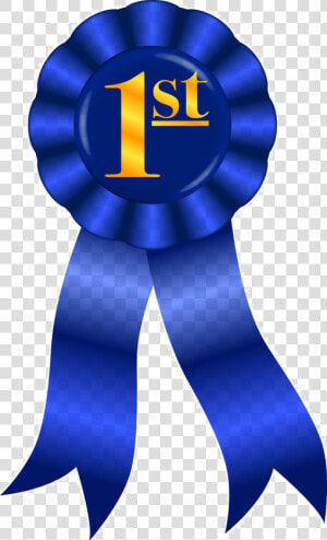 Award Transparent 1st   First Place Ribbon Cartoon  HD Png Download