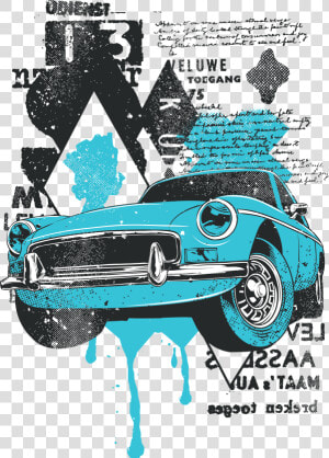 Blouse Vintage Compassionate T shirt Printing Blood   Vintage Car Poster Png  Transparent Png