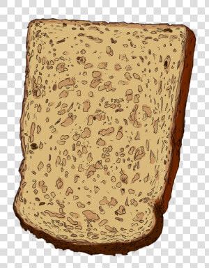 Drawing Of A Slice Of Bread   Slice Of Bread Draw  HD Png Download