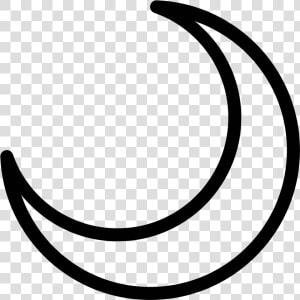 Crescent Moon  icon   Transparent Crescent Moon  HD Png Download