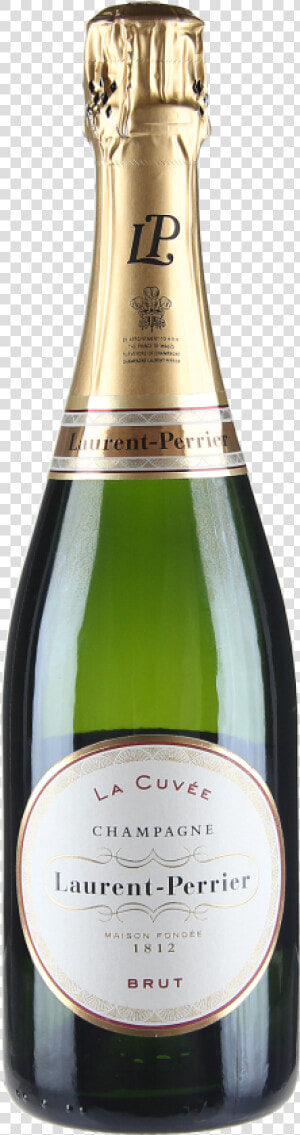 Champagne Brut La Cuvée Title Champagne Brut La Cuvée   Laurent Perrier Bottle Transparent  HD Png Download