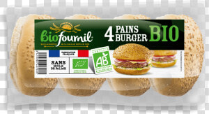 Pain Complet Burger Bio  HD Png Download