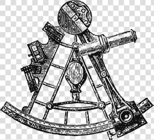 Vintage Sextant Tattoo  HD Png Download