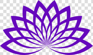 Purple Lotus Yoga   Vector Lotus Flower Png  Transparent Png