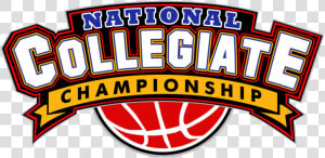 Pccl Launches National Competition For Collegiate Basketball   National Collegiate Championship Logo  HD Png Download