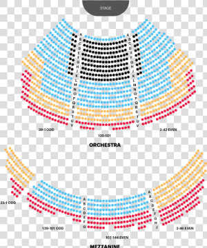 Winter Garden Theatre Seating Chart Map   Winter Garden Theatre Map  HD Png Download