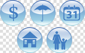 Events Icons   Iconos Png Azul Con Fondo Blanco  Transparent Png