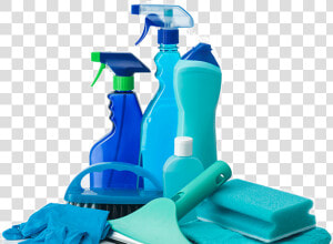 Blue Cleaning Supplies   Blue Cleaning Tools  HD Png Download