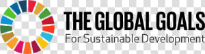 01 The Global Goal Horizontal Color Logo   Global Goals For Sustainable Development Logo  HD Png Download