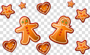 Ginger Bread Cookies  Gingerbread Girl  Gingerbread   Cậu Bé Bánh Gừng Vẽ  HD Png Download