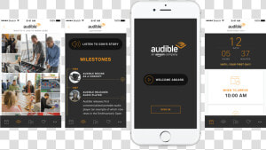 Audible Onboarding App Happyfuncorp   Iphone  HD Png Download