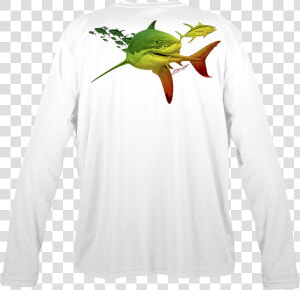 Rasta Great White Men S Long sleeve Solar Performance   Long sleeved T shirt  HD Png Download