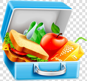 Healthy Choices Clipart Kid   Transparent Background Lunch Box Clipart  HD Png Download