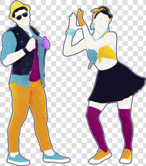 Just Dance Dancers Clipart Transparent Png   Just Dance 2017 Dancers  Png Download