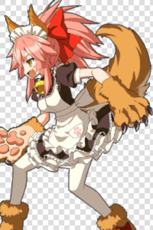 Image Of Maid Tamamo Set   Tamamo Cat Sprite  HD Png Download