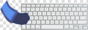 Arm With Keyboard   Apple Wireless Keyboard  HD Png Download