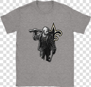 Jason Voorhees New Orleans Saints Ready For Horrors   T Shirt Pokémon One Piece  HD Png Download