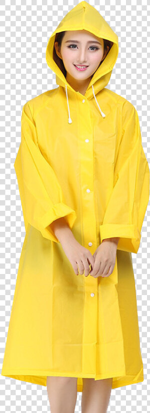 Yellow Raincoat  HD Png Download