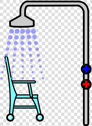 Shaving Foam   Picture   Shower   Picture   Shower   Shower Chair Cartoon  HD Png Download