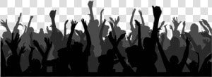  blackandwhite  crowd  audience  group  gathering  HD Png Download