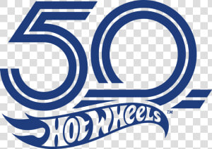 2018 Hot Wheels 50th Logo   Hot Wheels 50 Years Logo  HD Png Download