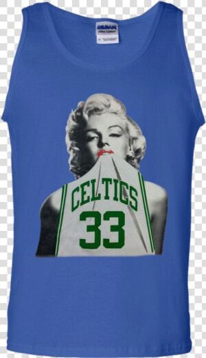 Marilyn Monroe Wearing A Larry Bird Celtics T Shirt   Marilyn Monroe Tshirt Png  Transparent Png