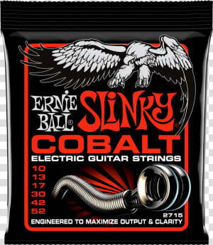 Skinny Top Heavy Bottom Slinky Cobalt Electric Guitar   Ernie Ball Hybrid Slinky Cobalt  HD Png Download