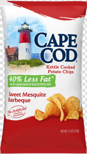 Cape Cod Potato Chips Sweet Mesquite Barbeque  HD Png Download