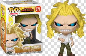 My Hero Academia   Funko Pop All Might Weakened  HD Png Download