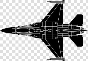 F 16 Top View   Png Download   Top View Of F16  Transparent Png