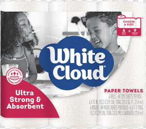 White Cloud Paper Towels  HD Png Download