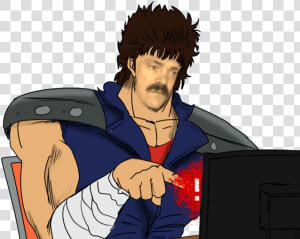 Sticker Risitas Kenshiro Le Survivant Hokuto No Ken  HD Png Download