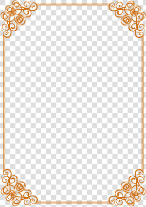 Certificate Borders Templates Free   Gold Frame Vector Png  Transparent Png