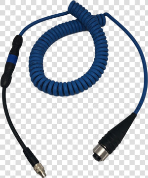 2 Pin Ms Connector Coiled Accelerometer Cables  HD Png Download