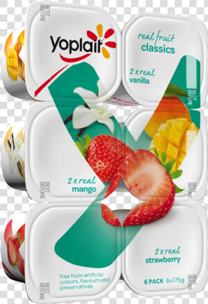 Yoplait Real Classic Yogurt 12 Pack  HD Png Download