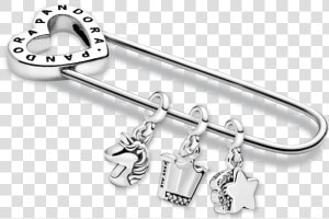 Pandora Me Safety Pin Brooch  HD Png Download