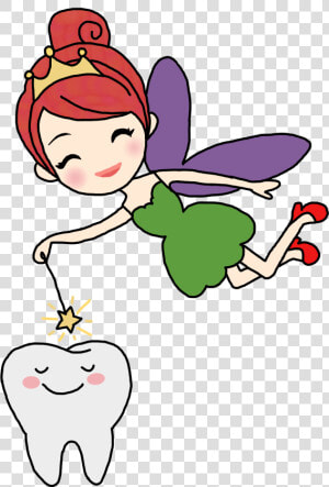  toothfairy  wand  magic  kids  cartoon  tooth  star   Cartoon Tooth Fairy  HD Png Download