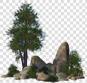  ftestickers  landscape  trees  rocks  stones   Transparent Stone Rock Png  Png Download