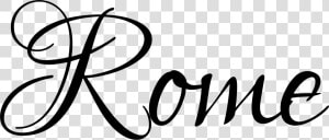 Fancy Calligraphy Letter R   Png Download   Rome Word Art  Transparent Png