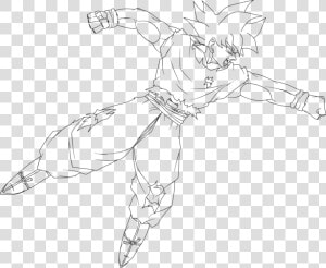 Transparent Ultra Instinct Png   Goku Ultra Instinct To Color  Png Download