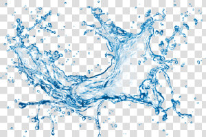 Water Splash Clip Art   Transparent Background Water Splash Png  Png Download