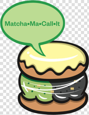 Stuffed Ice Cream Cruff Matcha Ma Call It   Donut With Scoop Ice Cream  HD Png Download