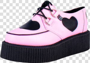 Tuk Pink Heart Creepers  HD Png Download