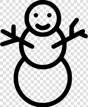 Snowman   눈사람 아이콘  HD Png Download