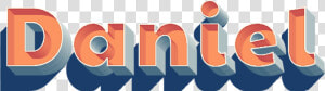 Daniel 3d Letter Png Name   Name Daniel In 3d  Transparent Png